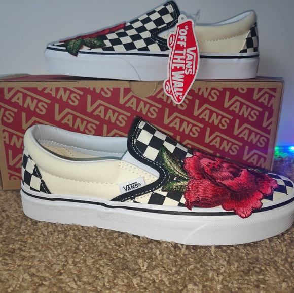 Vans floral slip on vans - Picture 5 of 7